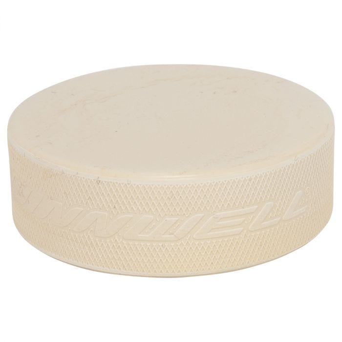 Winnwell White Goalie Training Puck